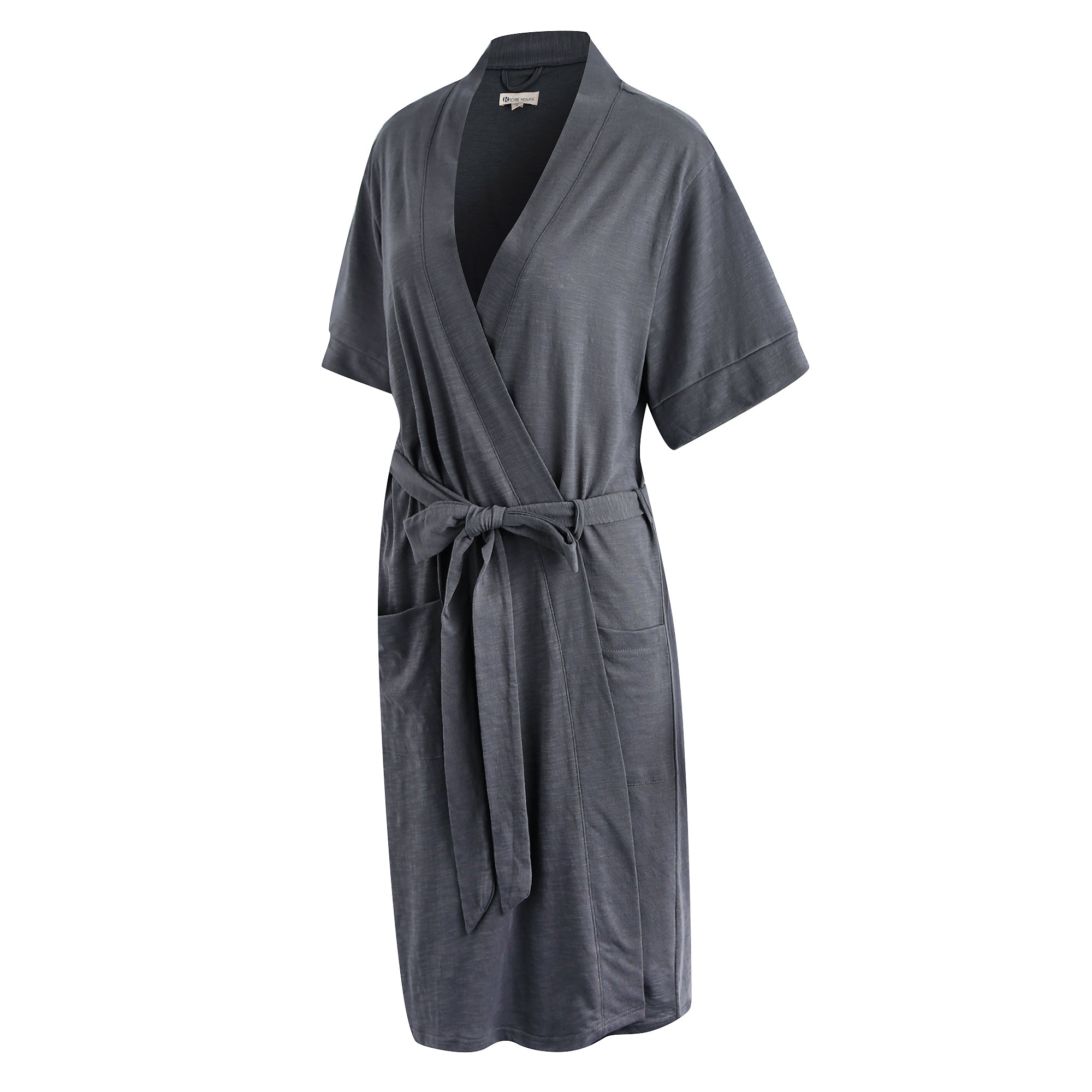 Classic black bathrobe – Vanity Nap